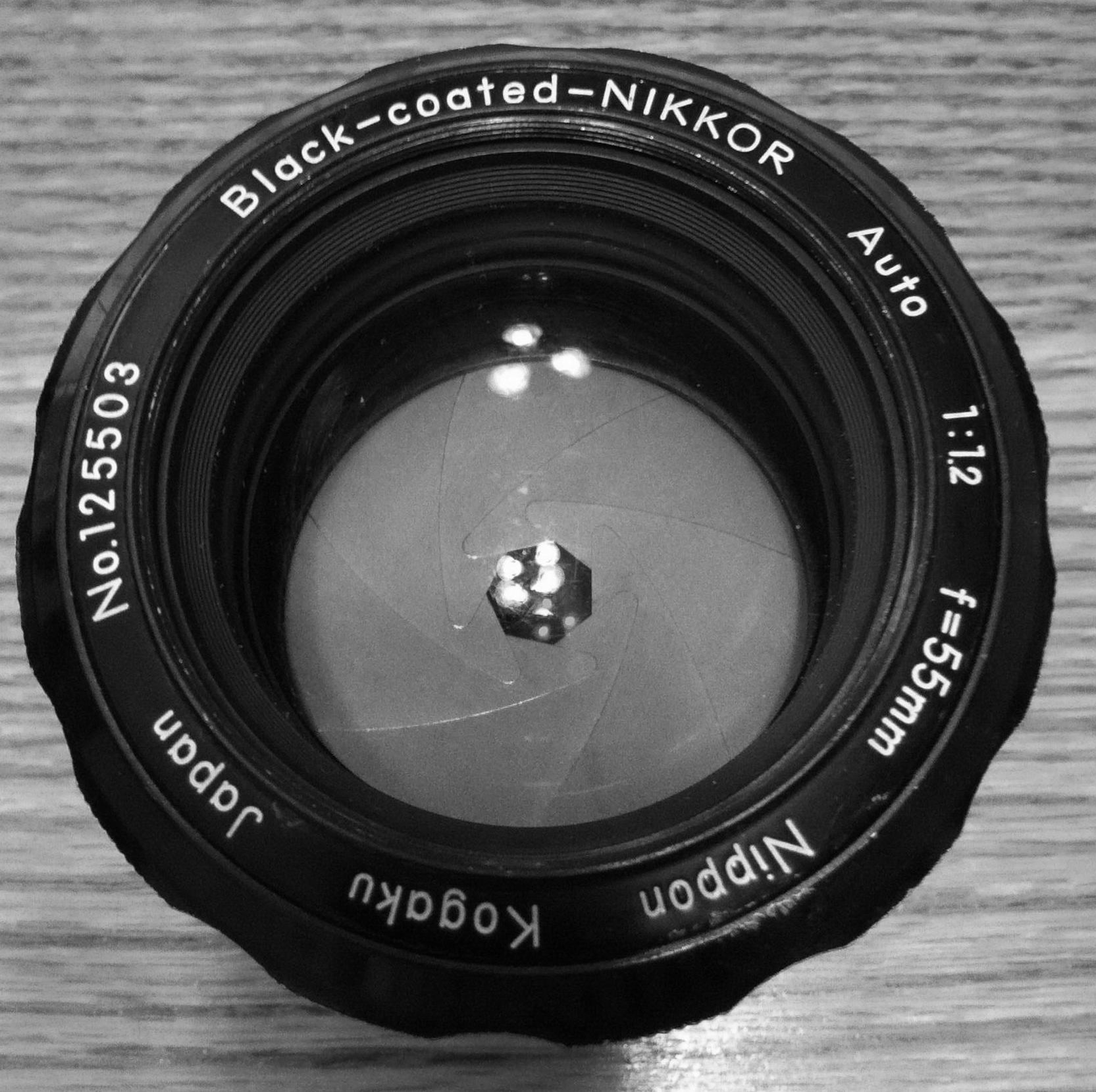 Nikkor 55mm/1.2 versions